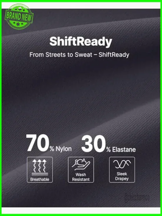 Straight Leg Work Pants with Pockets, High Rise, Stretch Fabric - Picture 3 of 7